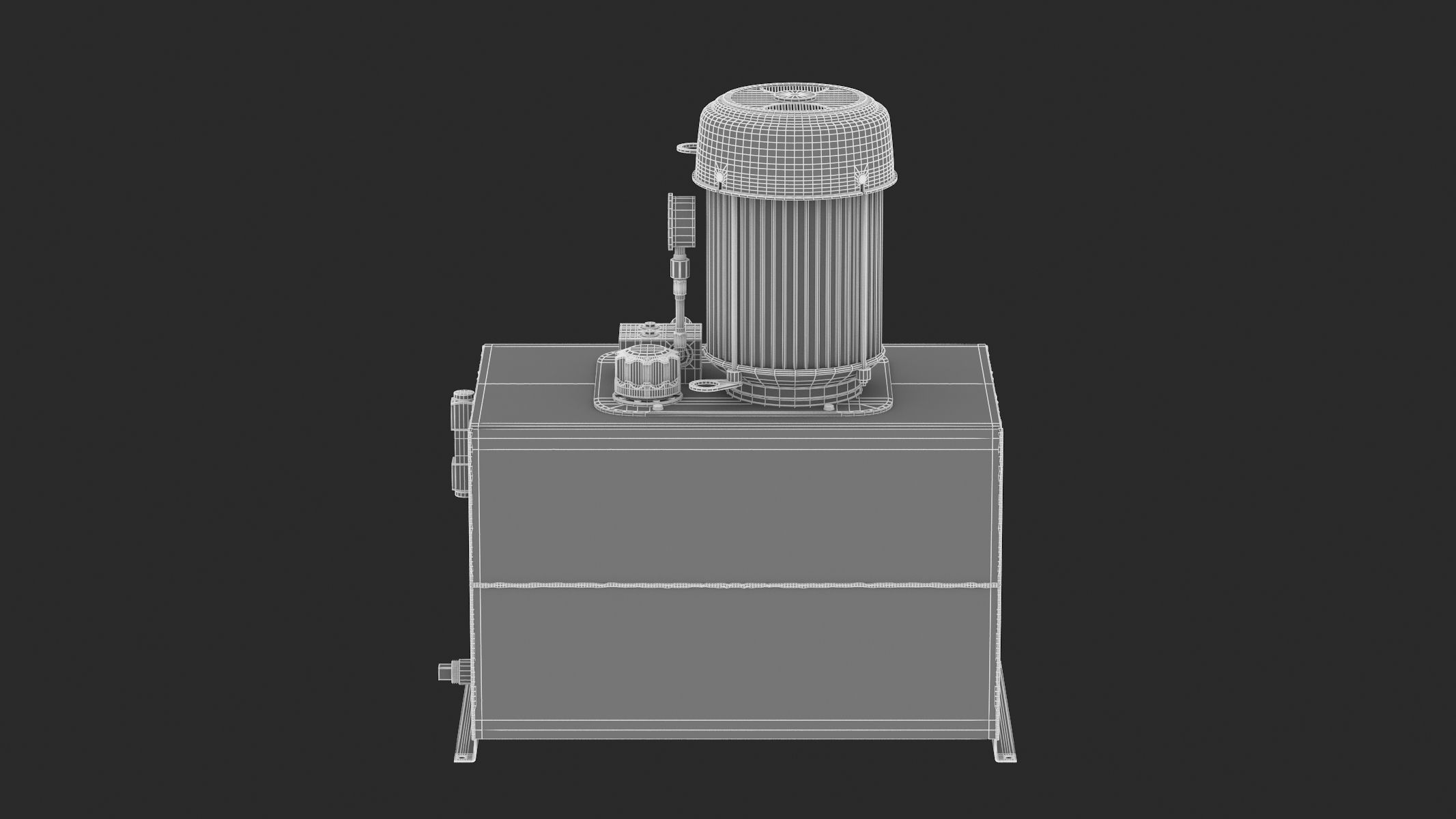Haldex AC Hydraulic Power System Self-Contained 3D model_22