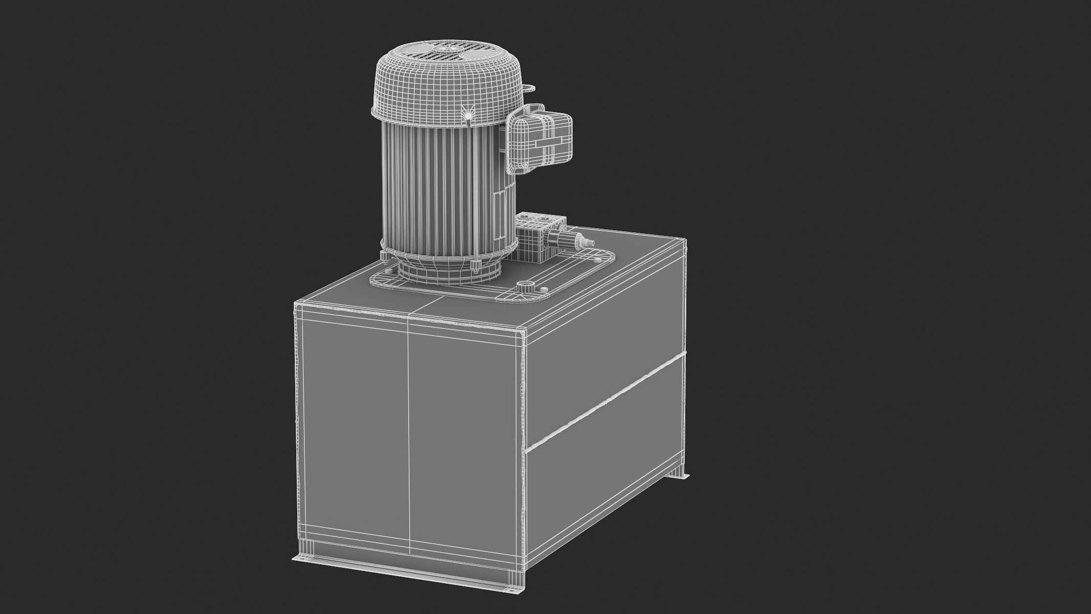 Haldex AC Hydraulic Power System Self-Contained 3D model_26
