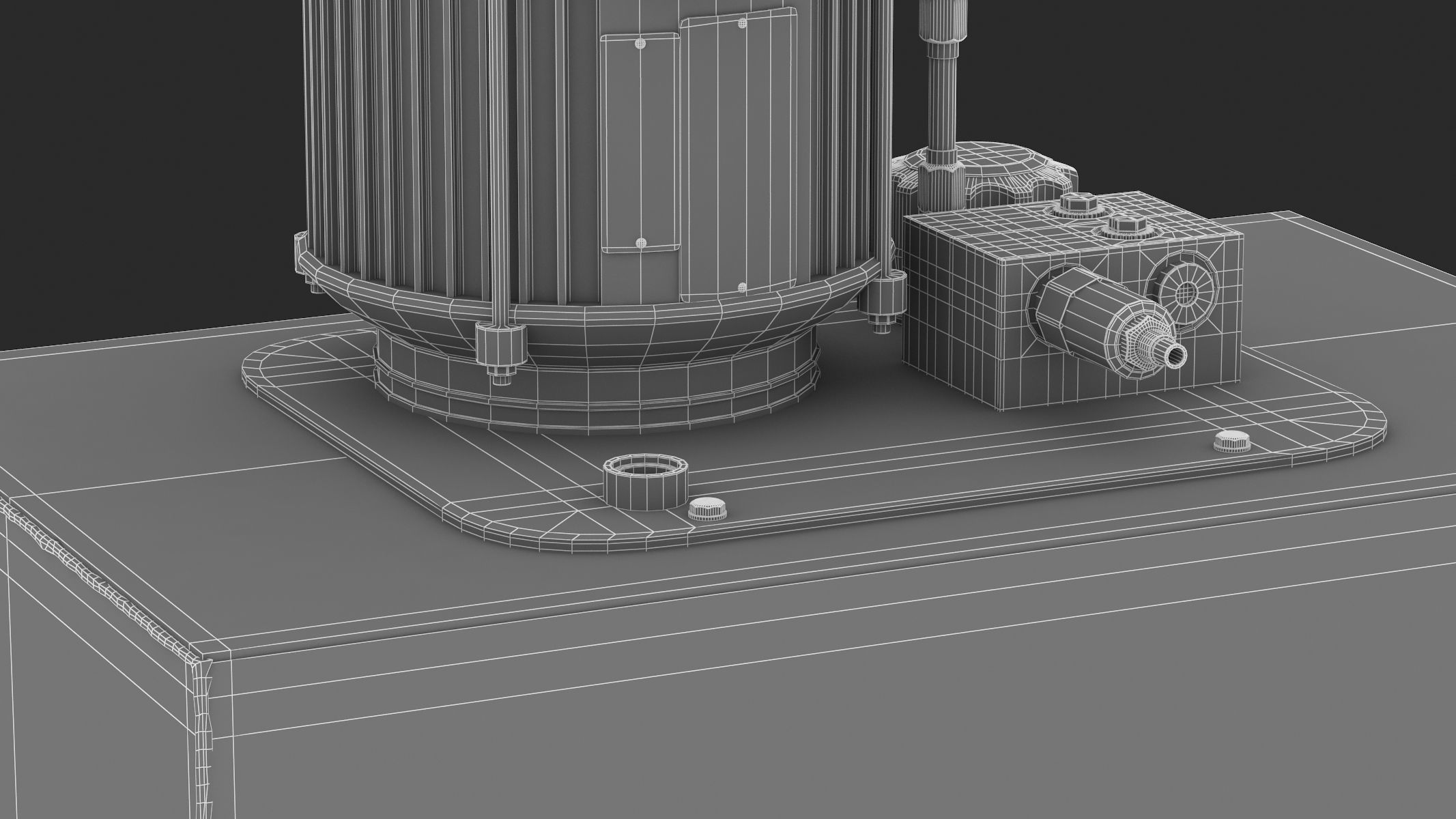 Haldex AC Hydraulic Power System Self-Contained 3D model_36