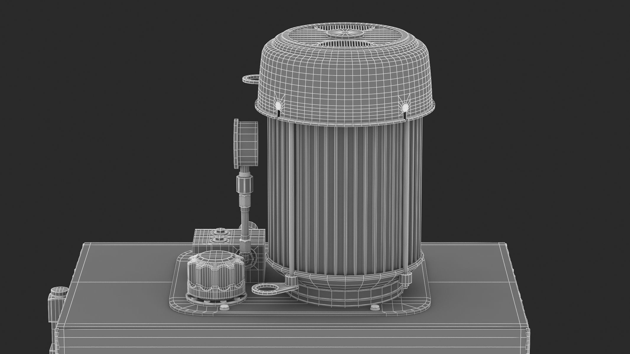 Haldex AC Hydraulic Power System Self-Contained 3D model_30