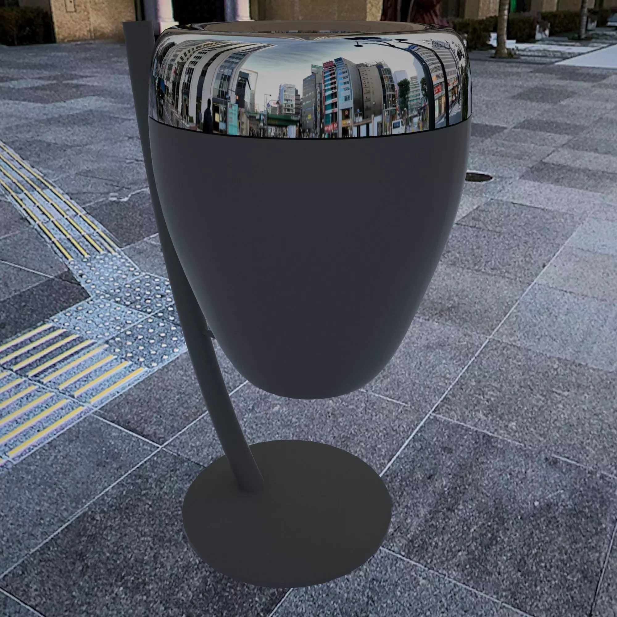 Rubbish Bin 3D model_0