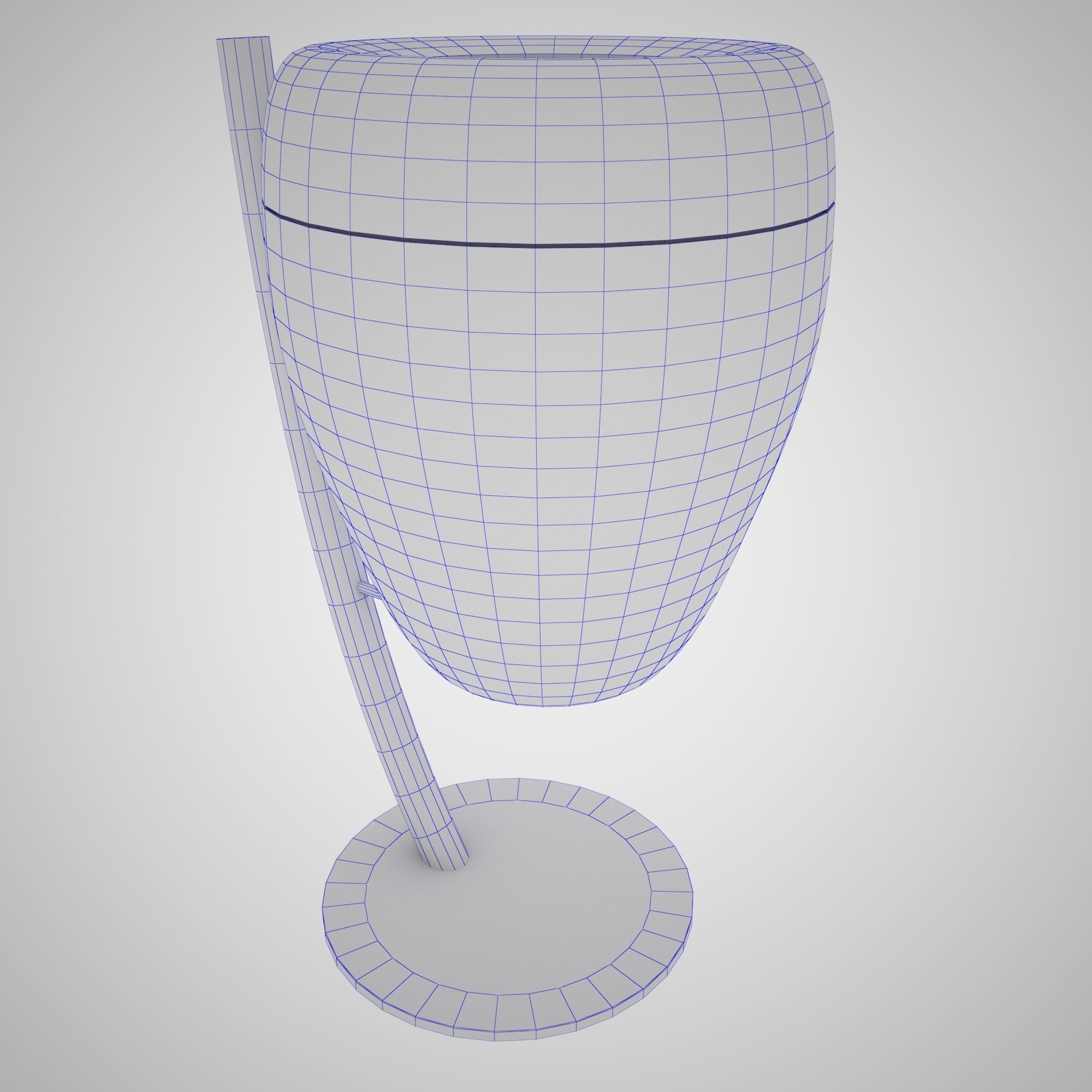 Rubbish Bin 3D model_4