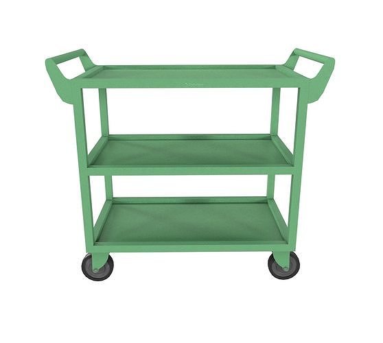Realistic painted Cart Low-poly 3D model