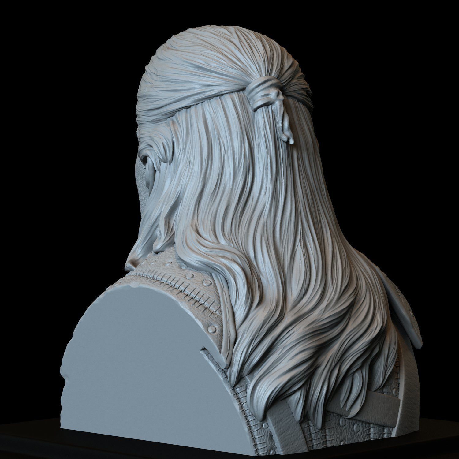 Geralt of Rivia from The Witcher 3D print model_10