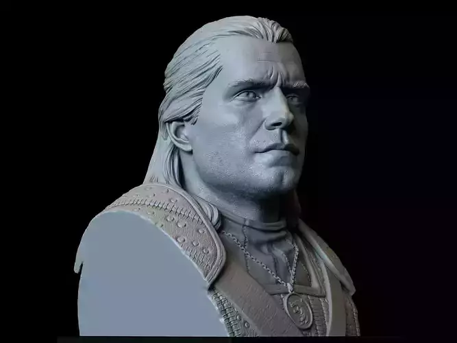 Geralt of Rivia from The Witcher 3D print model