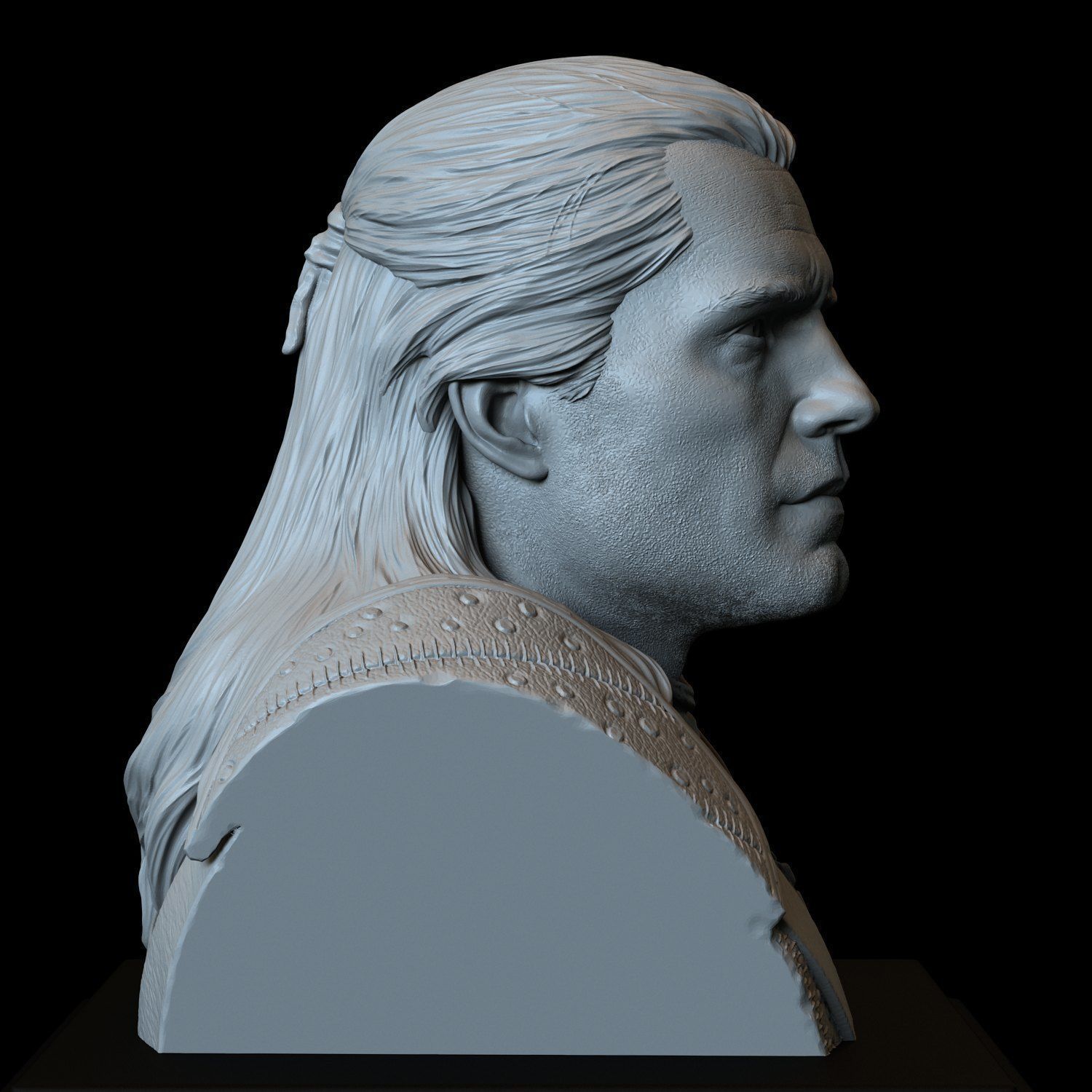 Geralt of Rivia from The Witcher 3D print model_9