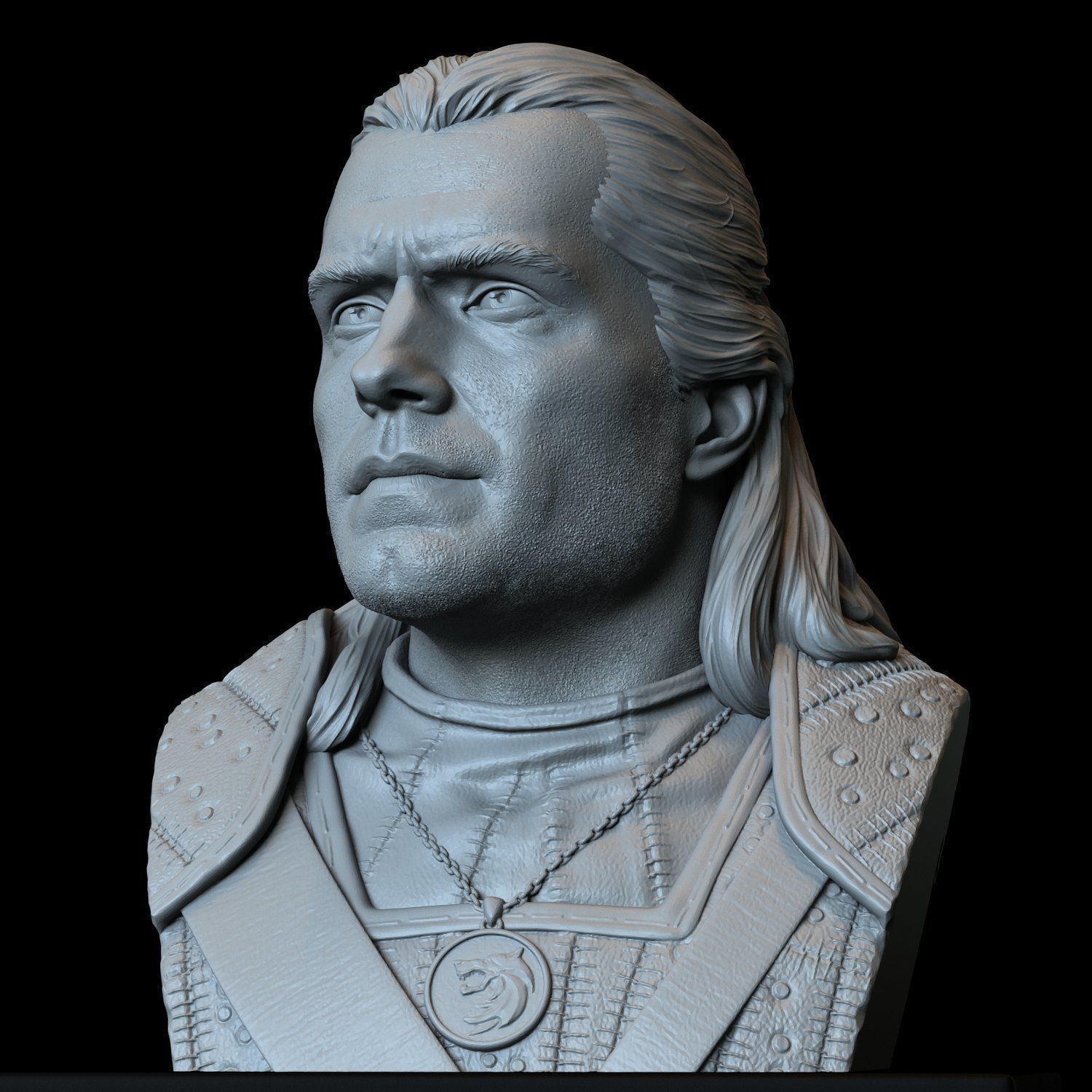 Geralt of Rivia from The Witcher 3D print model_17