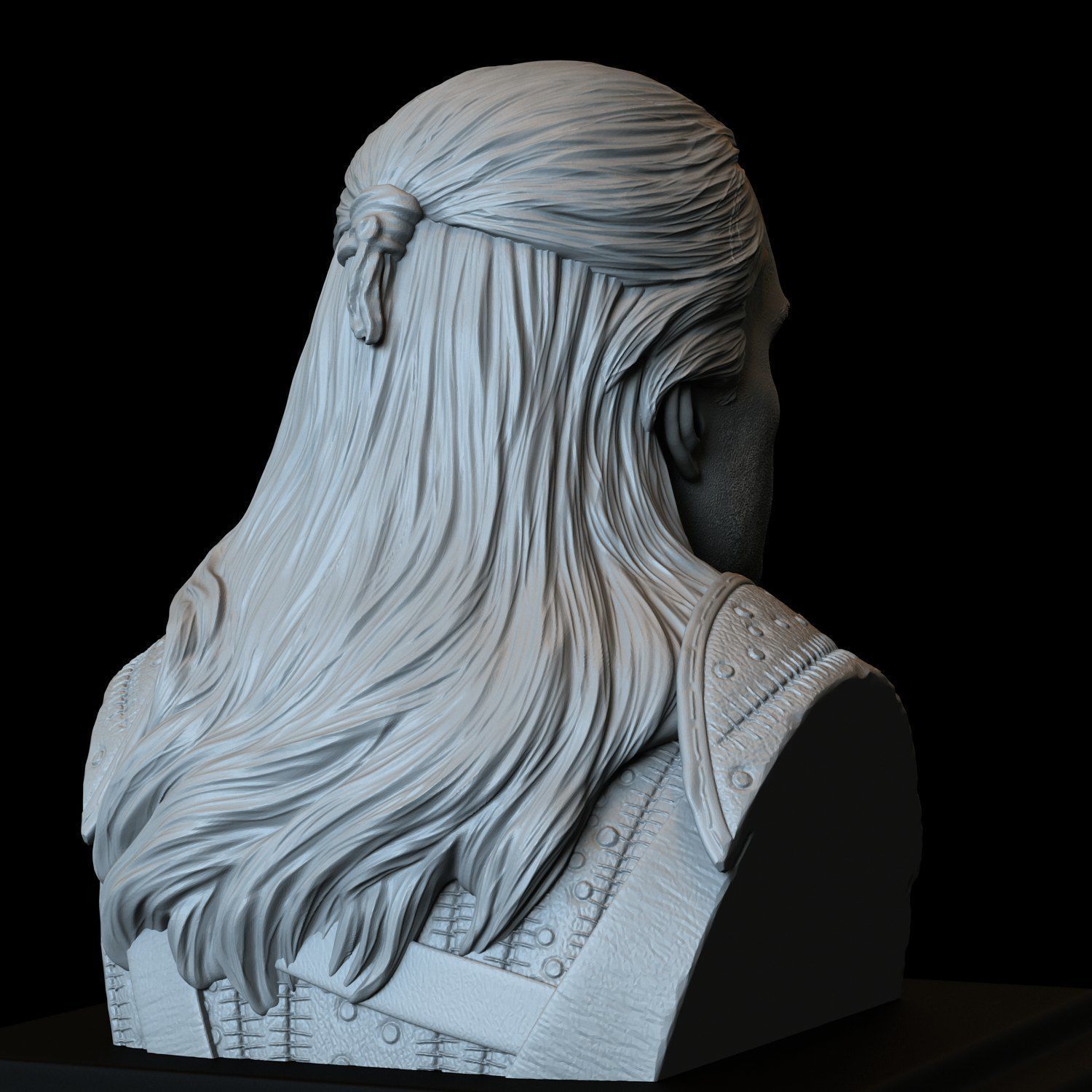 Geralt of Rivia from The Witcher 3D print model_12
