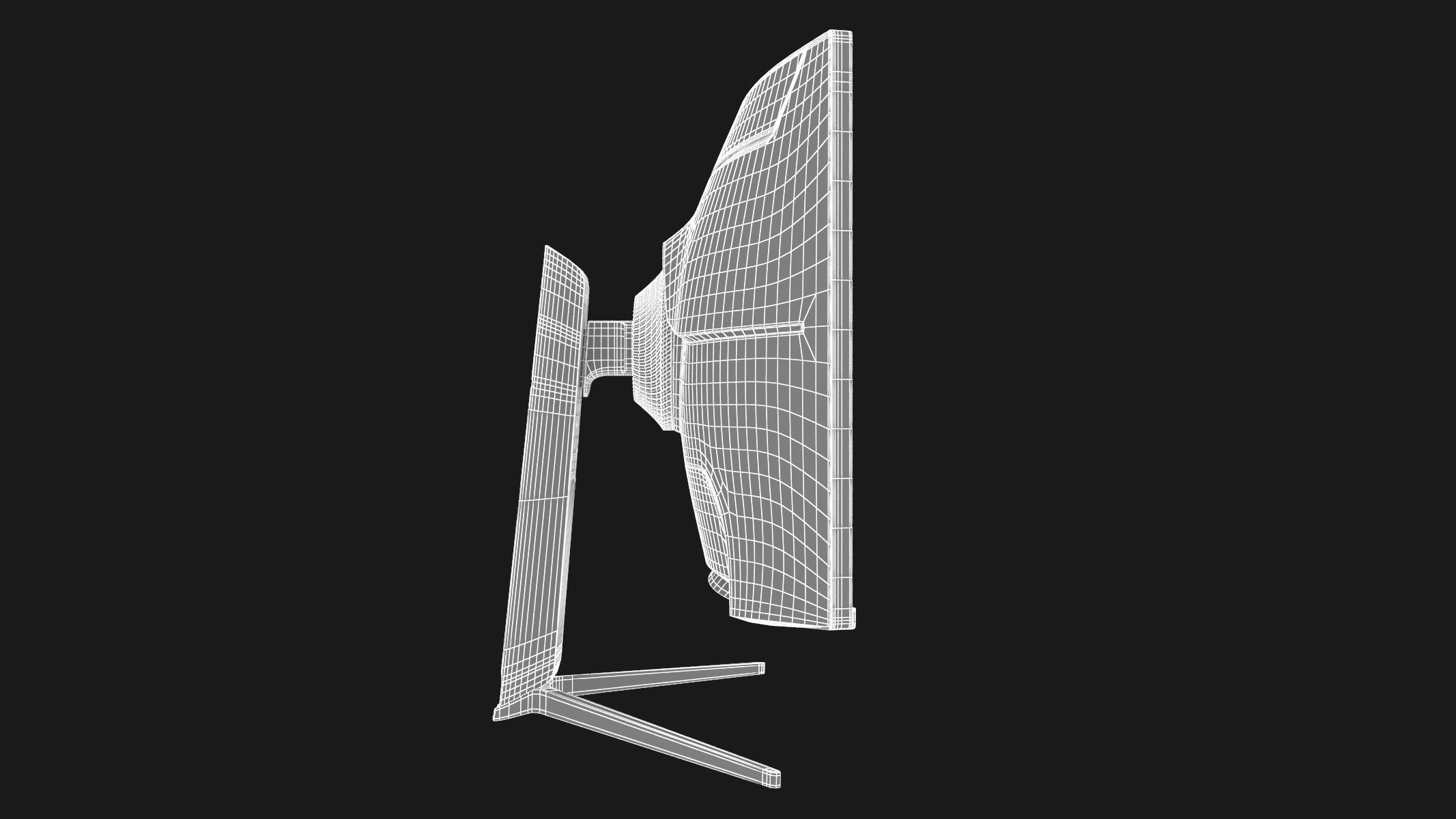 Samsung Odyssey G7 3D model_27