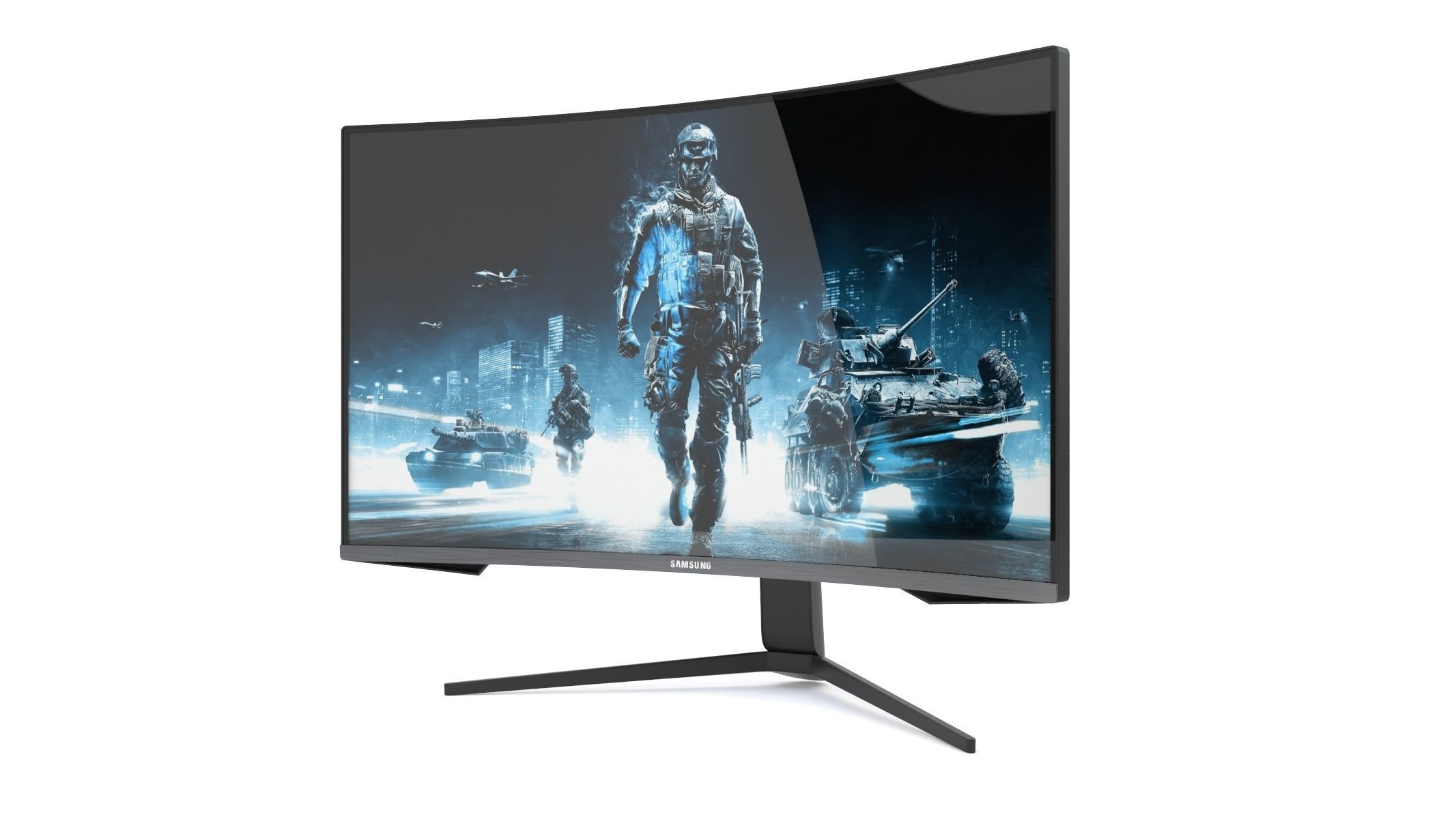 Samsung Odyssey G7 3D model_1