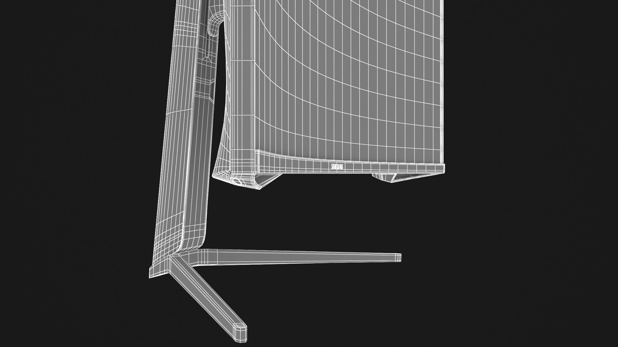 Samsung Odyssey G7 3D model_38