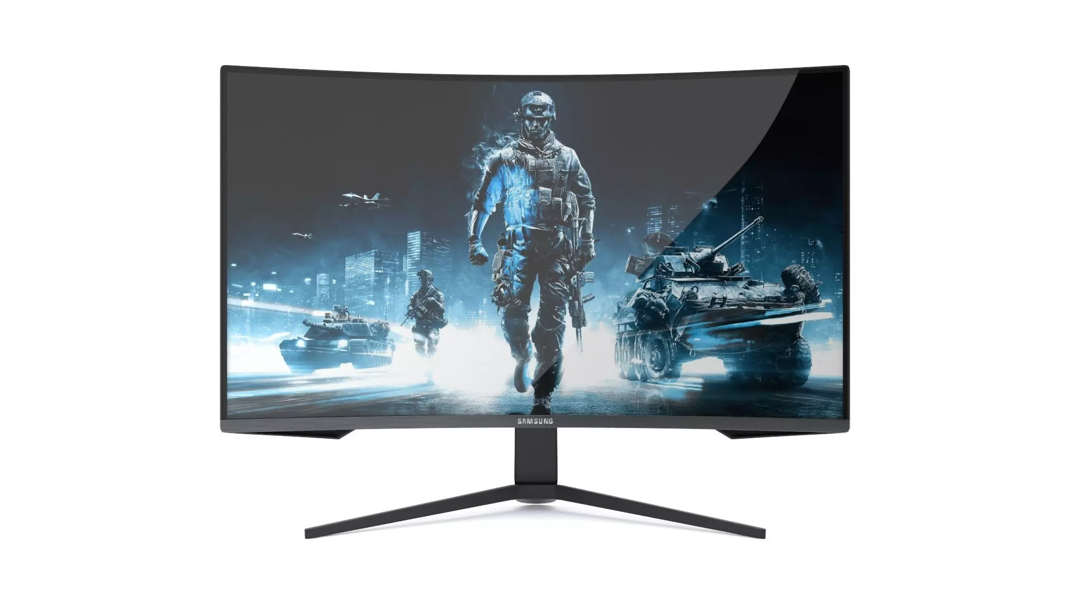 Samsung Odyssey G7 3D model_0