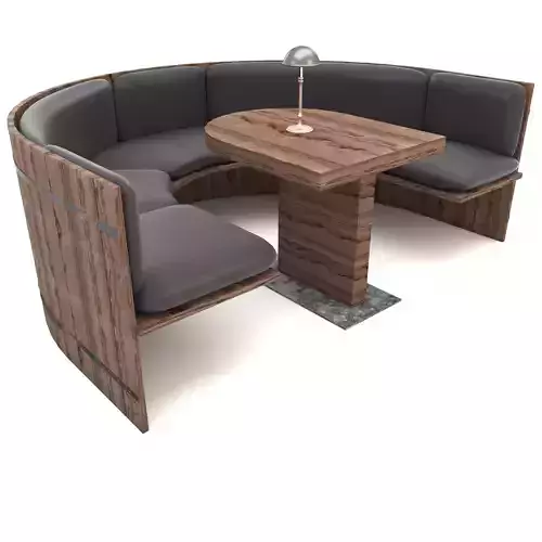 cafe chair  3D model