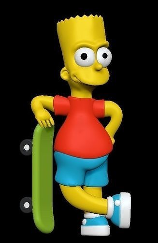 Bart  3D Model Cartoon  3D print model