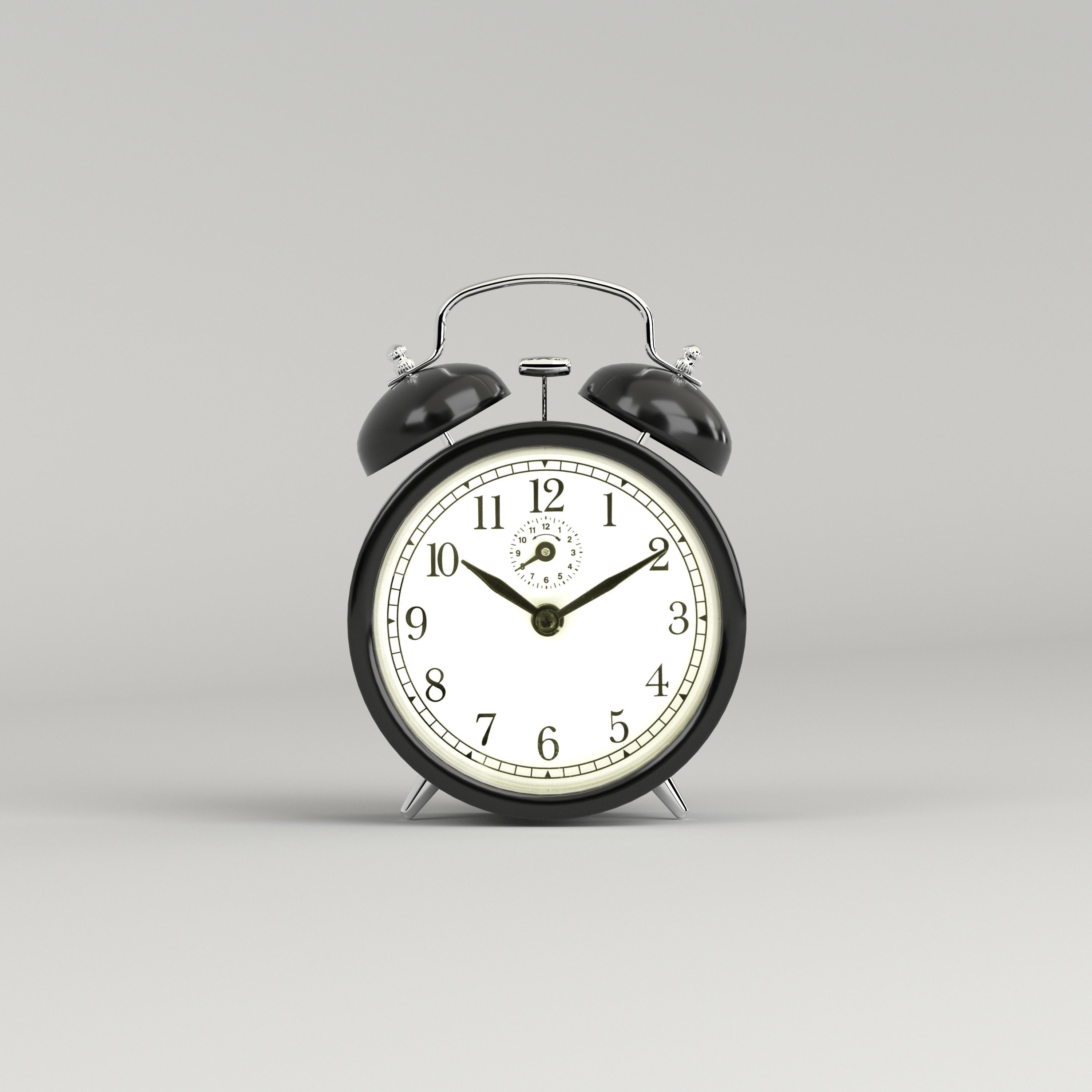 DEKAD Alarm clock 3D model CGTrader