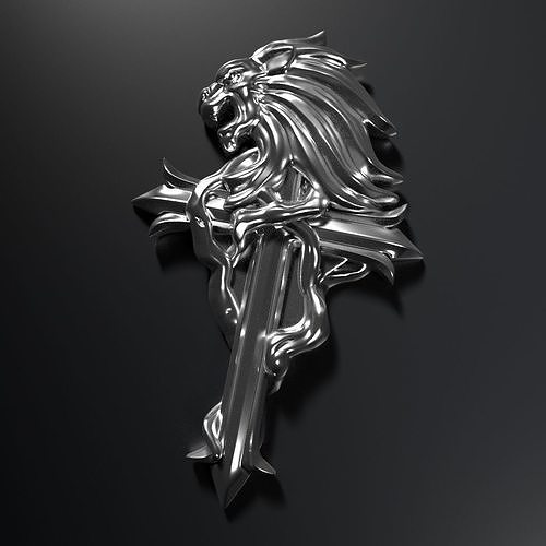 Squall amulet 3D print model