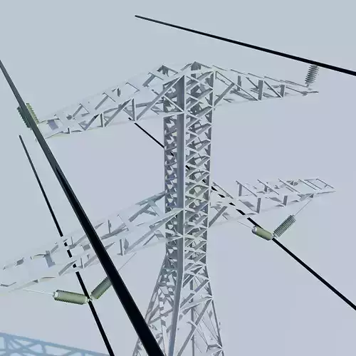 Electrical Tower MAX 2011 3D model