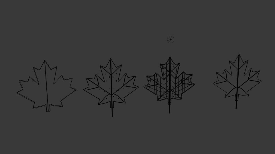 Maple Canada 3D model_5