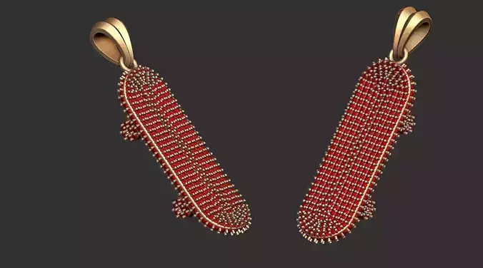 Skateboard Pendant 