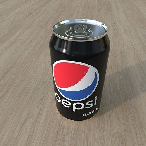 can of pepsi Free 3D model