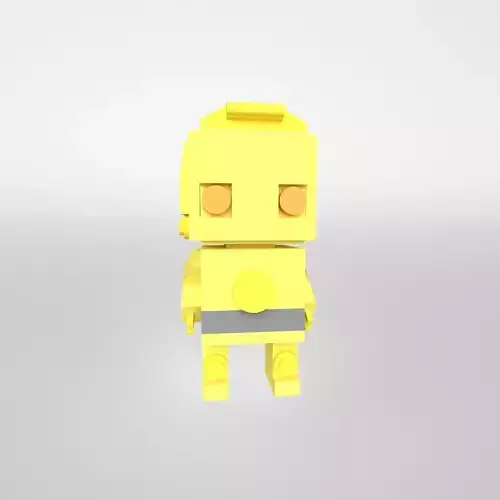 Brick HeadZ 0001 C-3PO