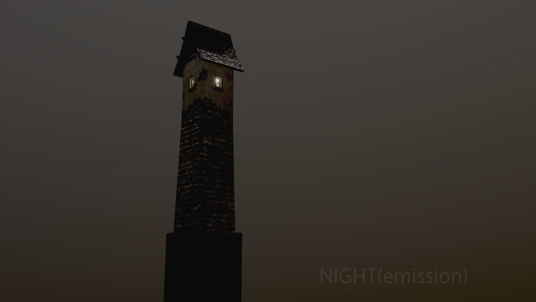 Medieval DRAGON Tower 05 Low-poly 3D model_12