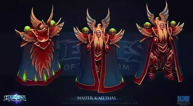Master Kael Thas Blizzard Cosplay 3D print model