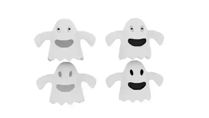 Cartoon Fabric Ghost