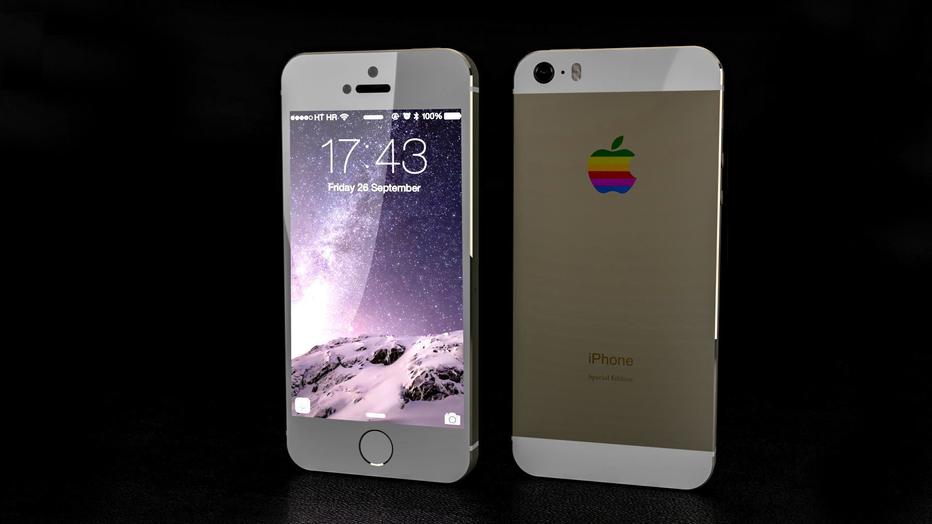 IPHONE 5S  Free low-poly 3D model_3