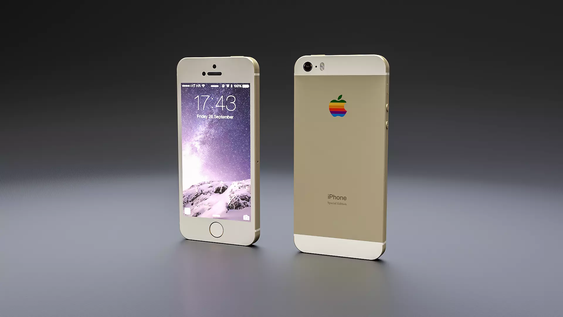 IPHONE 5S  Free low-poly 3D model_0