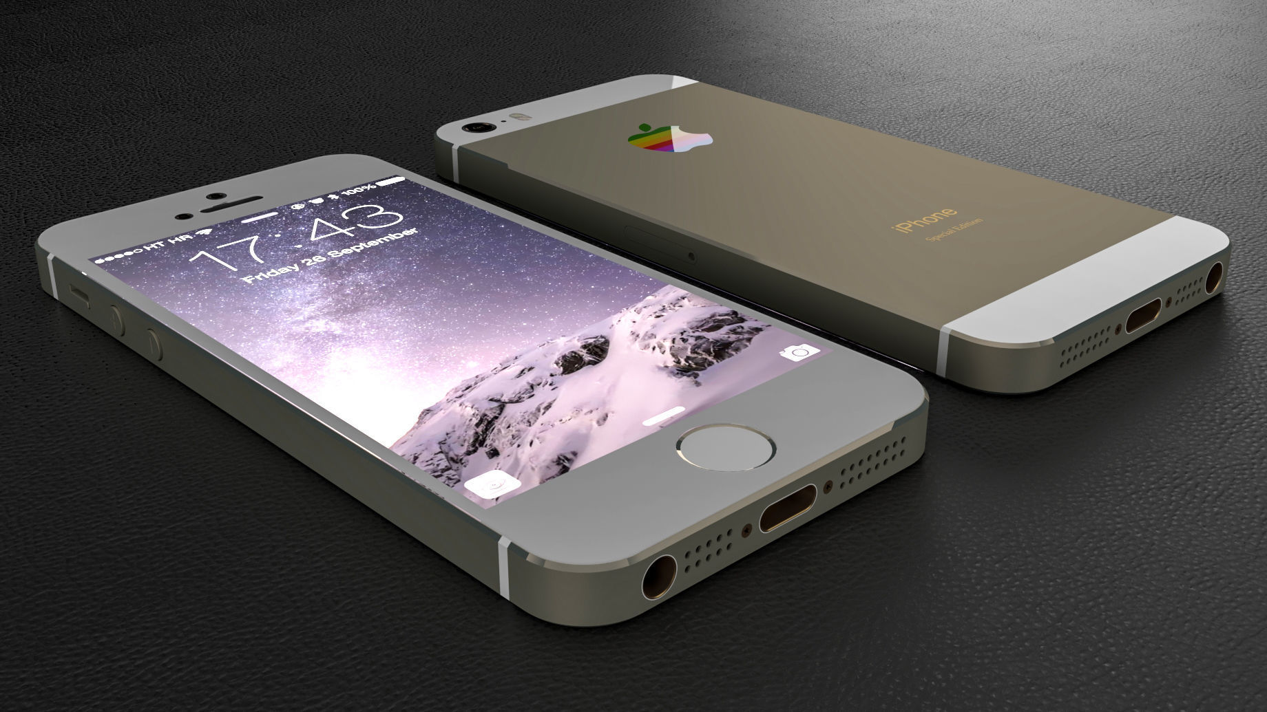 IPHONE 5S  Free low-poly 3D model_8
