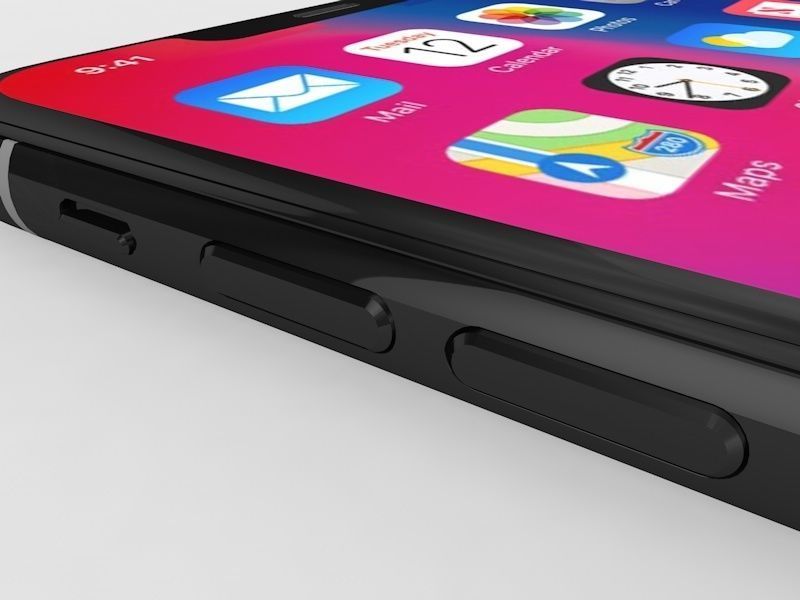 3D model Apple iPhone Xs Max 3D print model_5