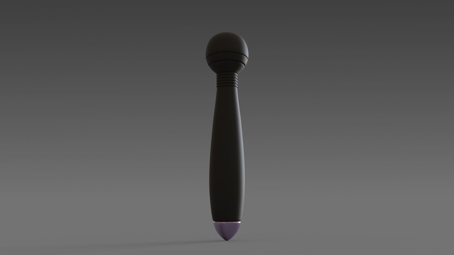 Bullet Massager Wand Magic Body Low-poly 3D model_4