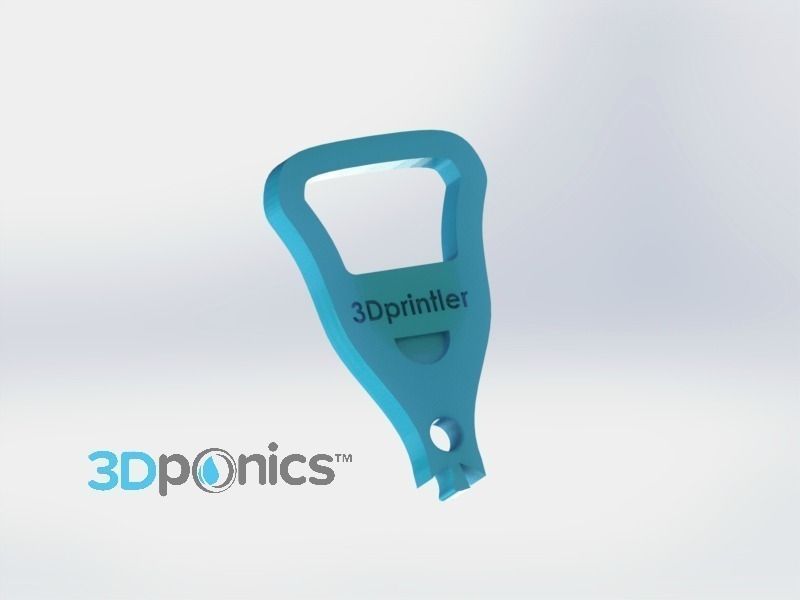 Bottle Opener - 3Dprintler Free 3D print model_1