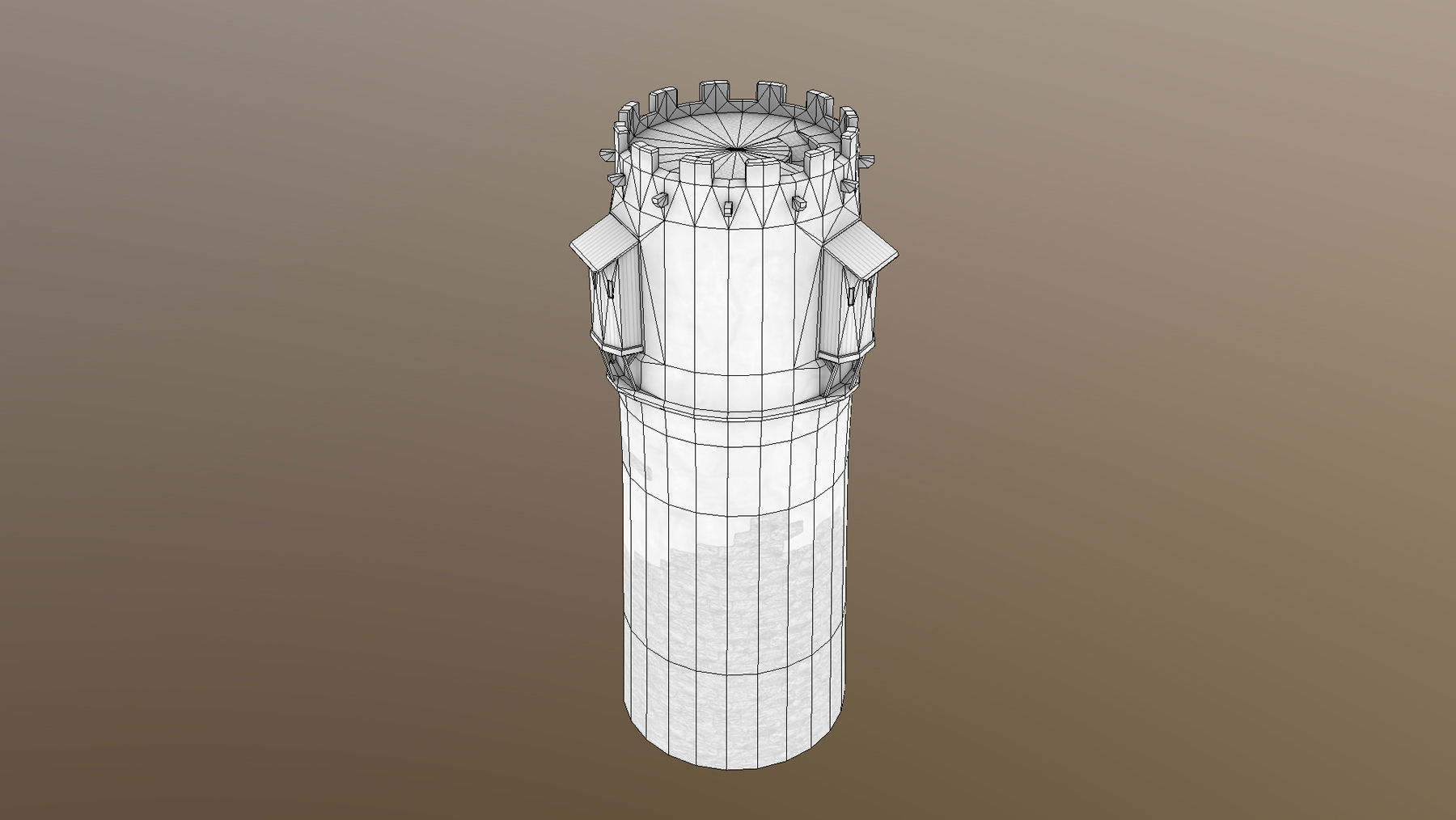 Medieval DRAGON Towers 3D Model Collection_18