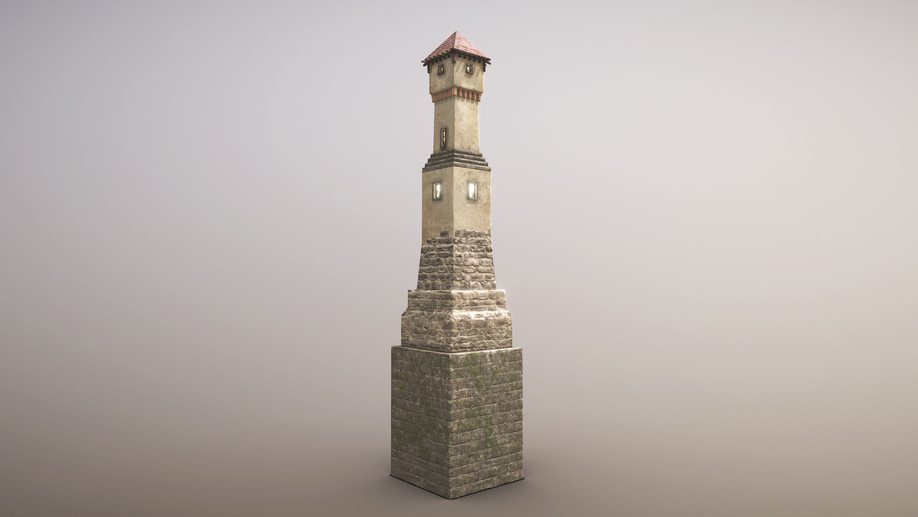 Medieval DRAGON Towers 3D Model Collection_10