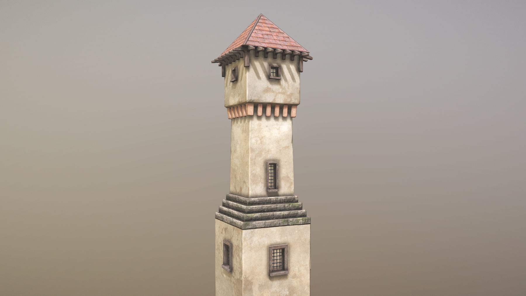 Medieval DRAGON Towers 3D Model Collection_11