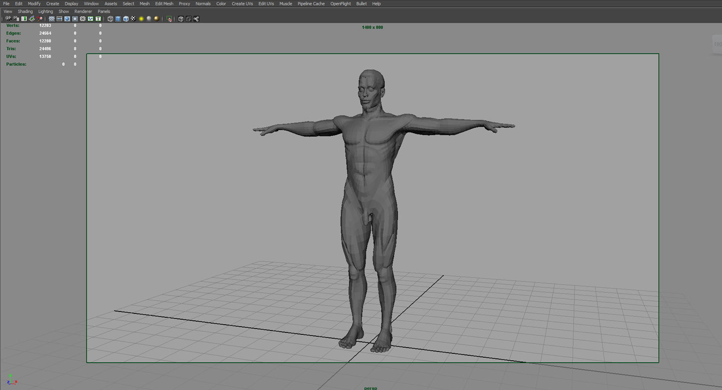  man ful figure 3d model 3D model_7