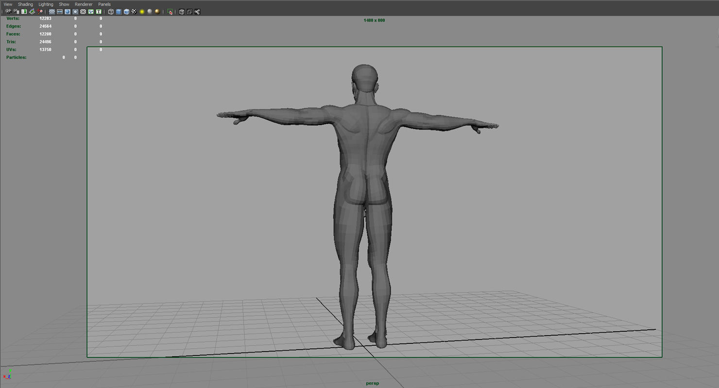  man ful figure 3d model 3D model_8