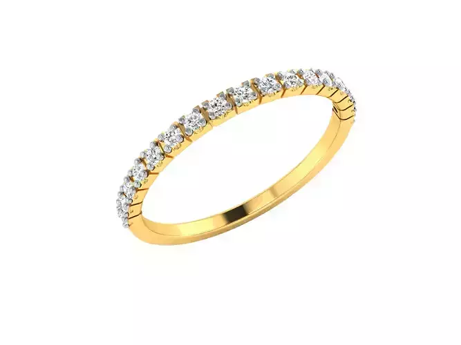 Women bride solitaire ring 3dm render detail
