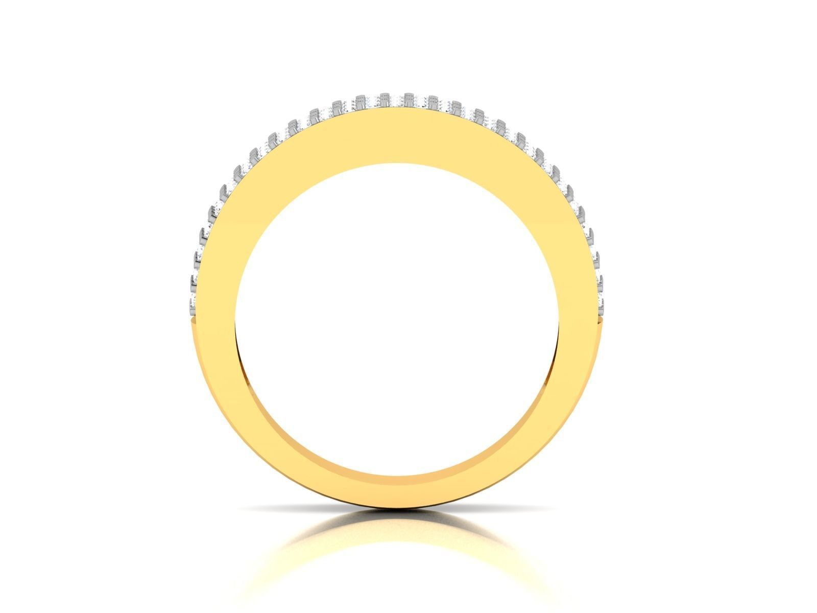 Men groom solitaire ring 3dm render detail 3D print model_8