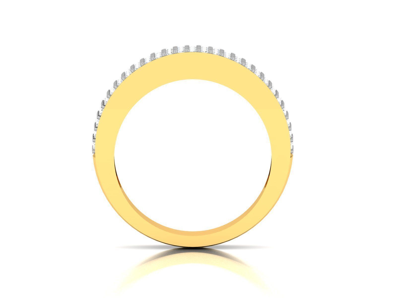 Men groom solitaire ring 3dm render detail 3D print model_7