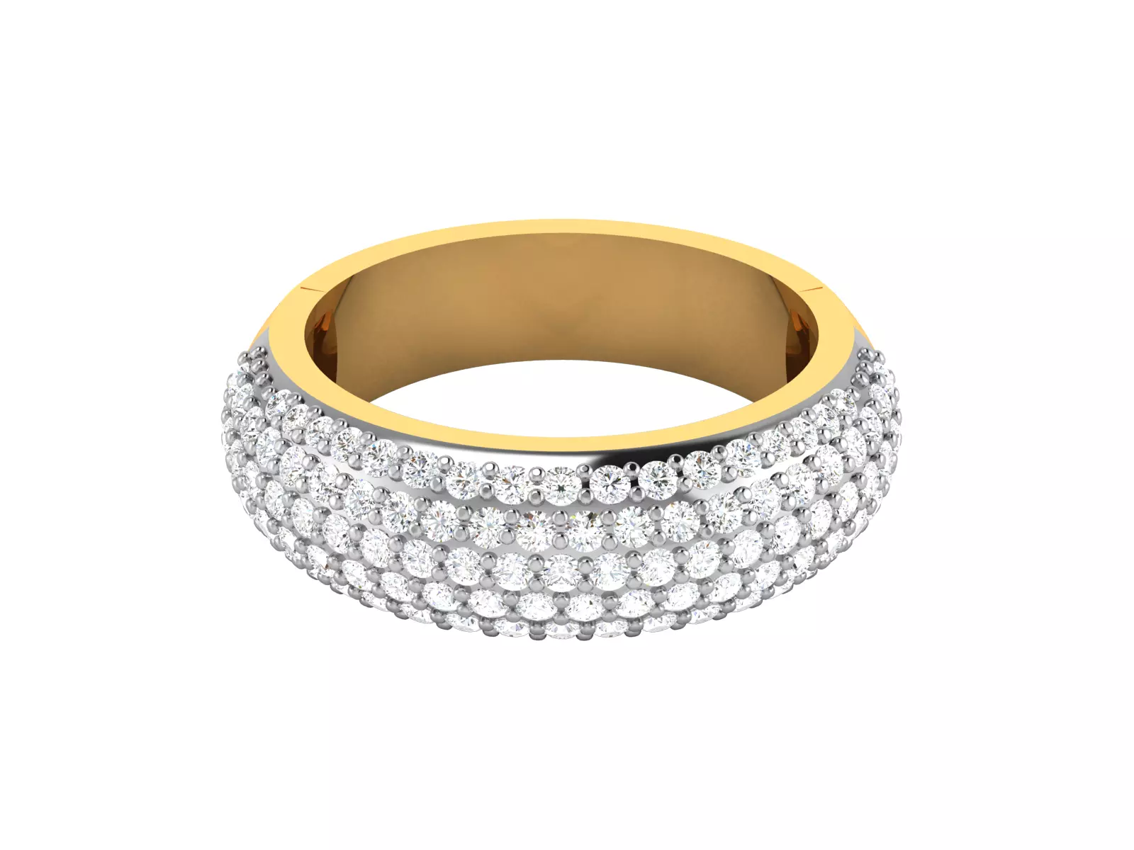 Women Band Ring 3dm render detail 3D print model_0