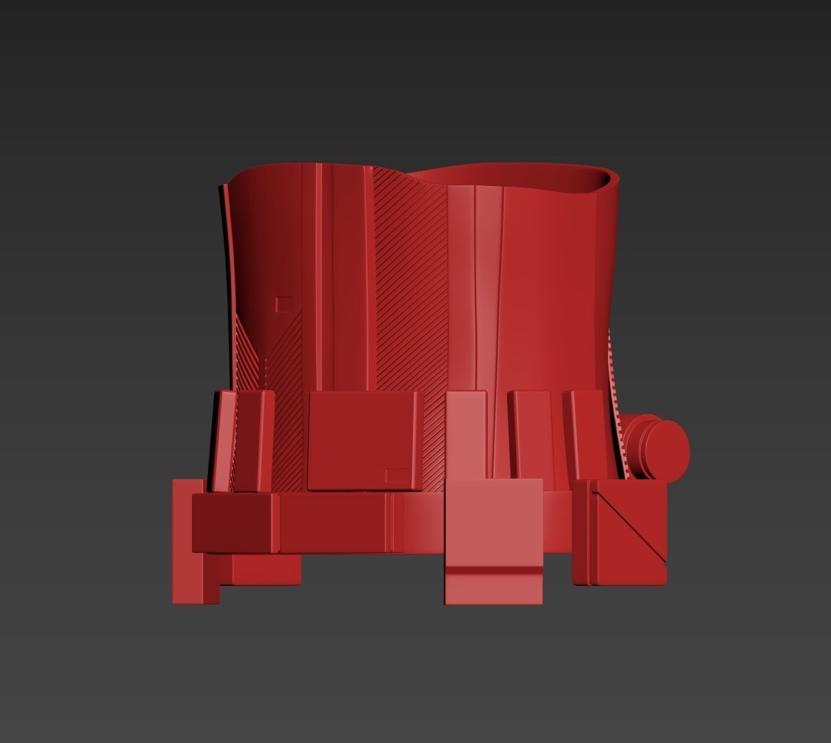 Star Wars The Rise of Skywalker Sith Trooper Abdomen Armor 3D print model_13