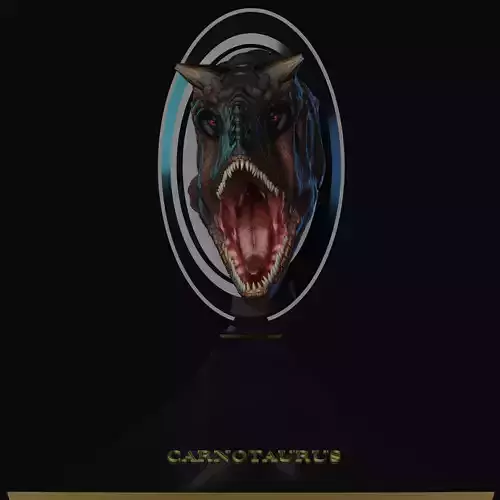 Carnotaurus Bust for 3dprint