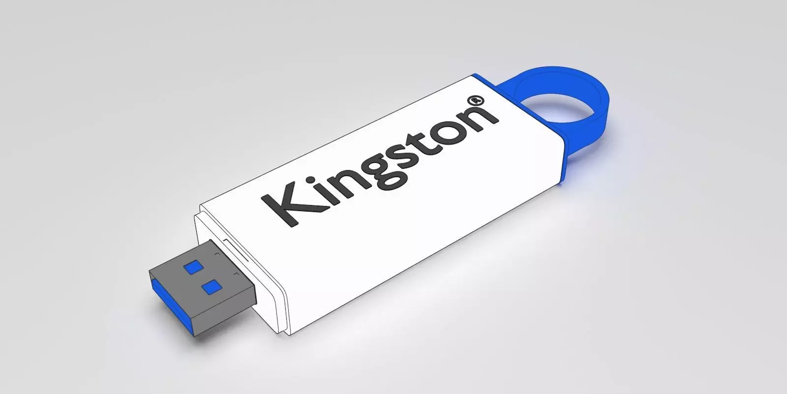 Kingston USB Flash Drive Free 3D model