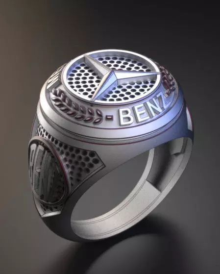 Mercedes-Benz Silver Gold Print 3D print model