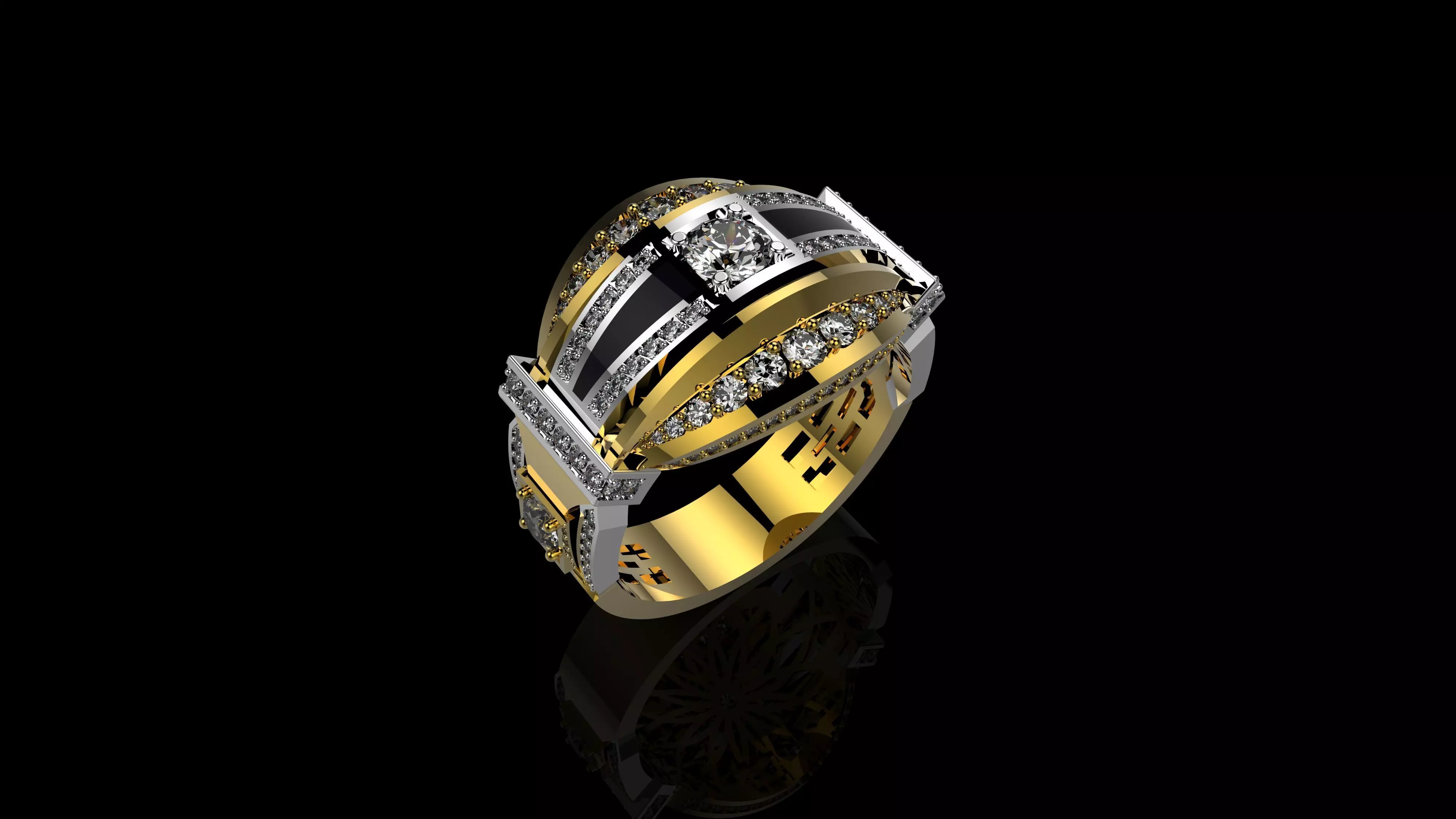 M RINGS N42 3D print model_0