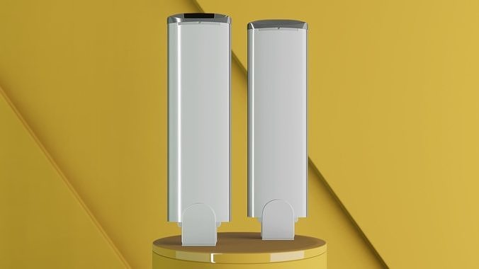Sensormatic Ultrapost 6 Low-poly 3D model