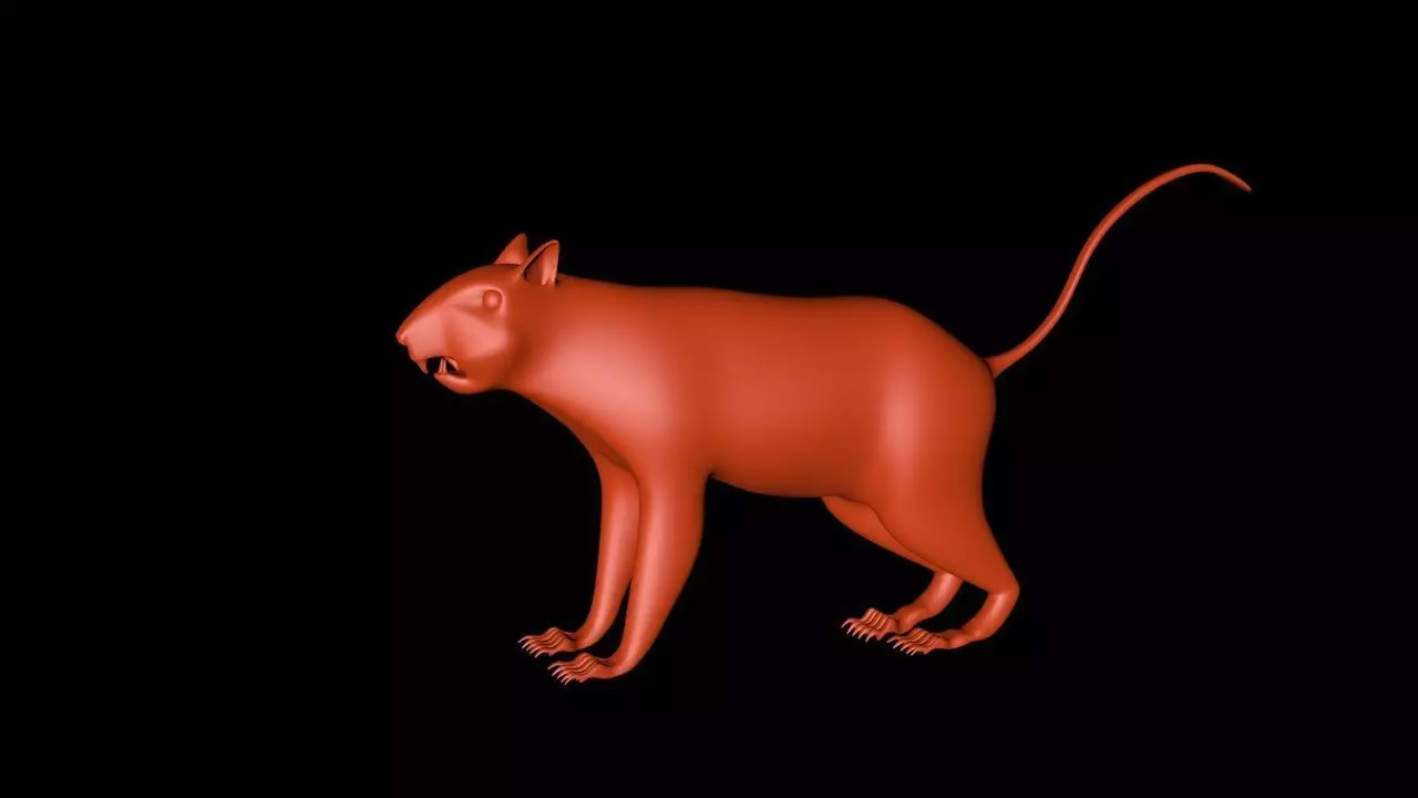 Squirrel 3D Model cat 3D model_0